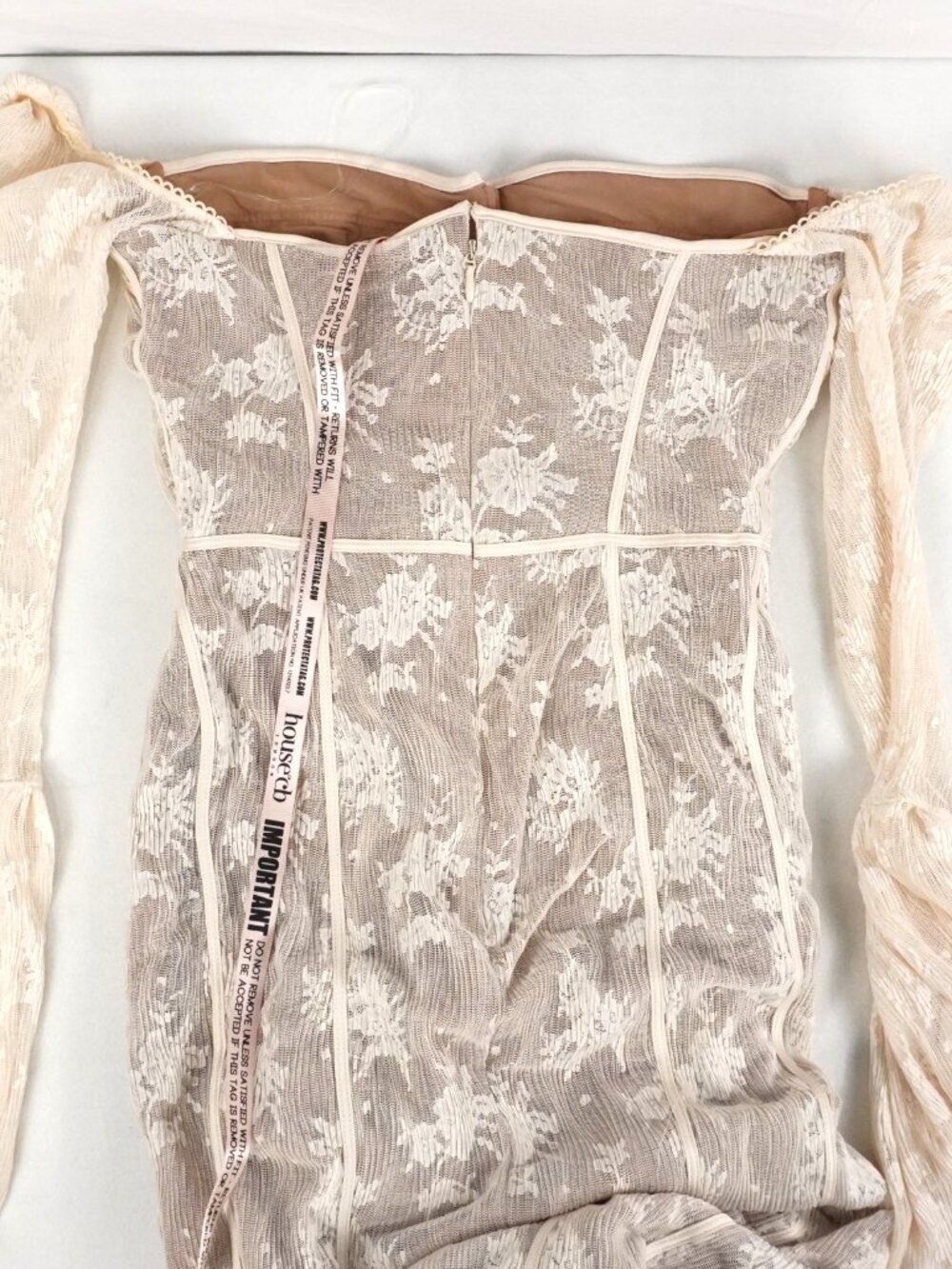House of CB Delilah Cream Lace Maxi Dress in Size L+ Bigger Cup (D-E) - NWT - Picture 5 of 10